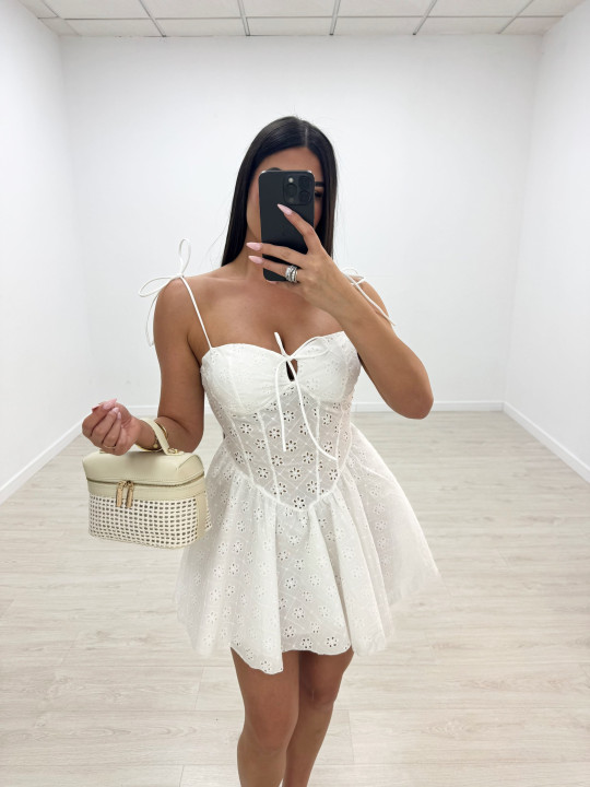 VESTIDO BORDADO COQUET