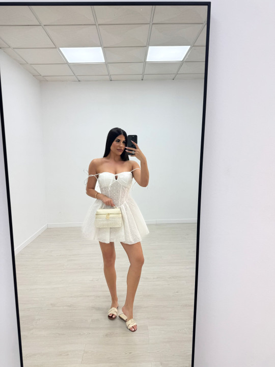 VESTIDO BORDADO COQUET