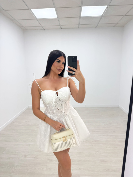 VESTIDO BORDADO COQUET