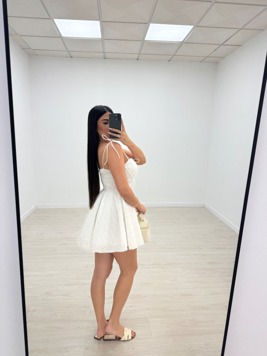 VESTIDO BORDADO COQUET