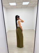 PANTALÓN PAÑUELO TACHAS - VERDE LIMA