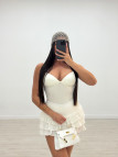 FALDA BAMBULA MINI - BLANCA