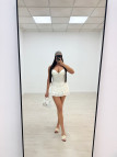 FALDA BAMBULA MINI - BLANCA