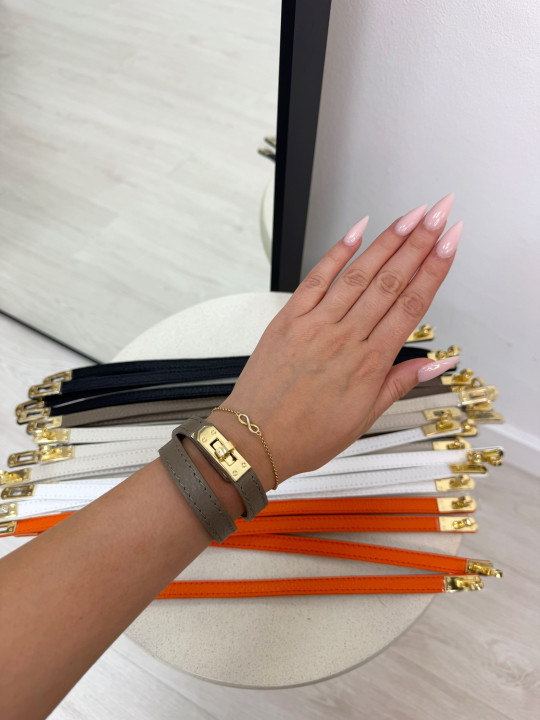 PULSERA HERMS (PIEL 100%) - TOUPE