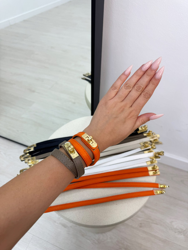 PULSERA HERMS (PIEL 100%) - TOUPE