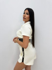 CONJUNTO BERMUDA BORDADO CD - BEIGE