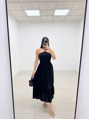 VESTIDO ZARA - NEGRO