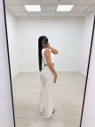 PANTALÓN EFECTO BAMBULA - BLANCO