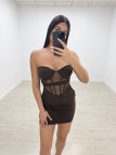 VESTIDO VALENTINA - MARRÓN