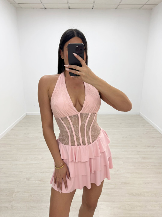VESTIDO CLAUDIETA - ROSA