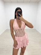 VESTIDO CLAUDIETA - ROSA