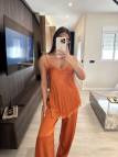 CONJUNTO EXCLUSIVO SATINADO ENCAJE - CALDERA