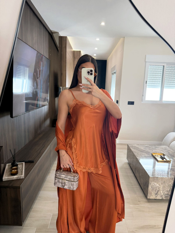 CAFTÁN SATINADO EXCLUSIVO - CALDERA