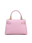 BOLSO MINI KELLY (PIEL 100%) - ROSA