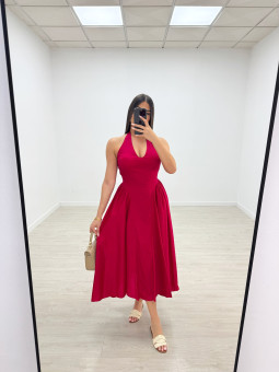 VESTIDO DALIA - ROJO