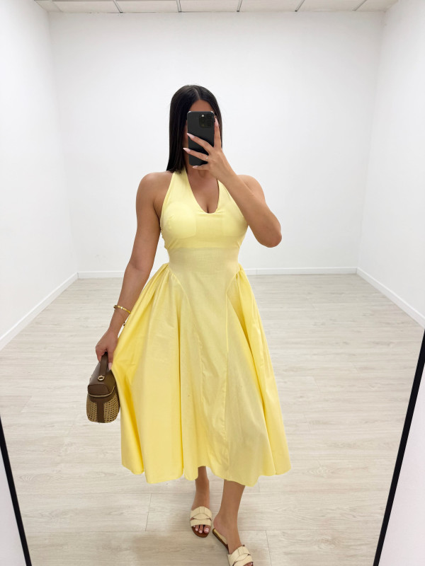 VESTIDO DALIA - AMARILLO