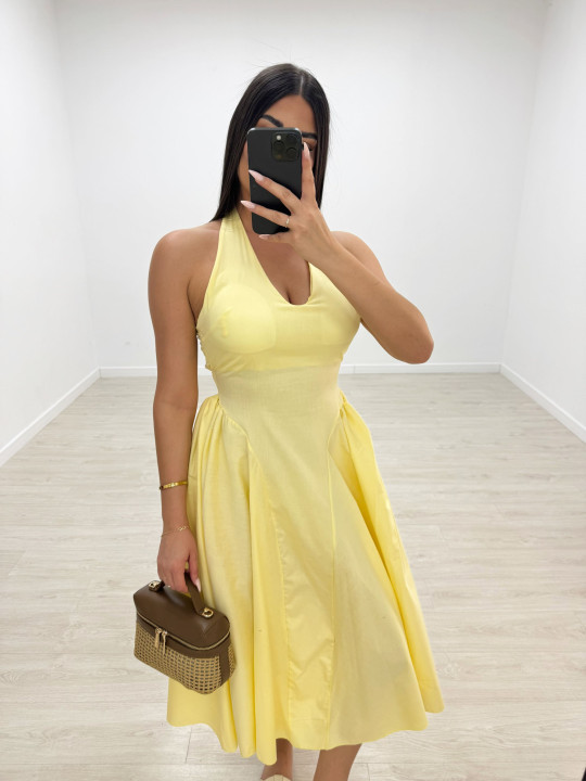 VESTIDO DALIA - AMARILLO