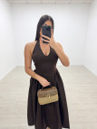 VESTIDO DALIA - MARRÓN