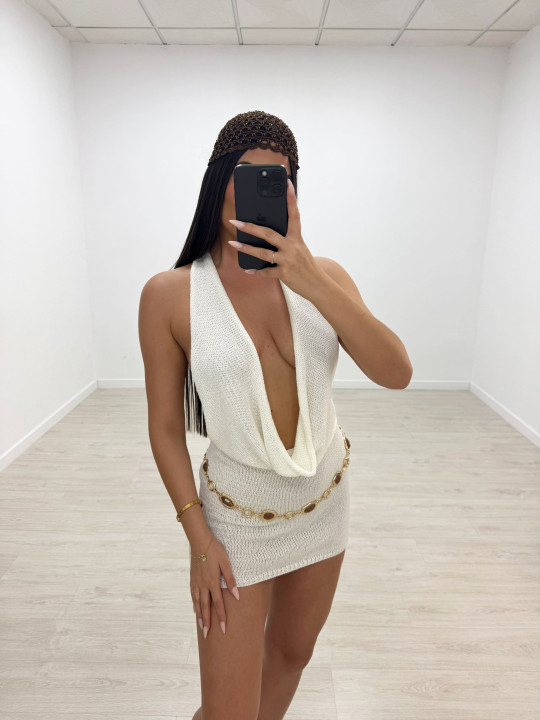 VESTIDO SAMIA - BLANCO