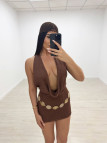 VESTIDO SAMIA - MARRÓN
