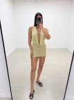 VESTIDO SAMIA - DORADO