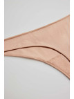 TANGA BÁSICO ALGODÓN - NUDE