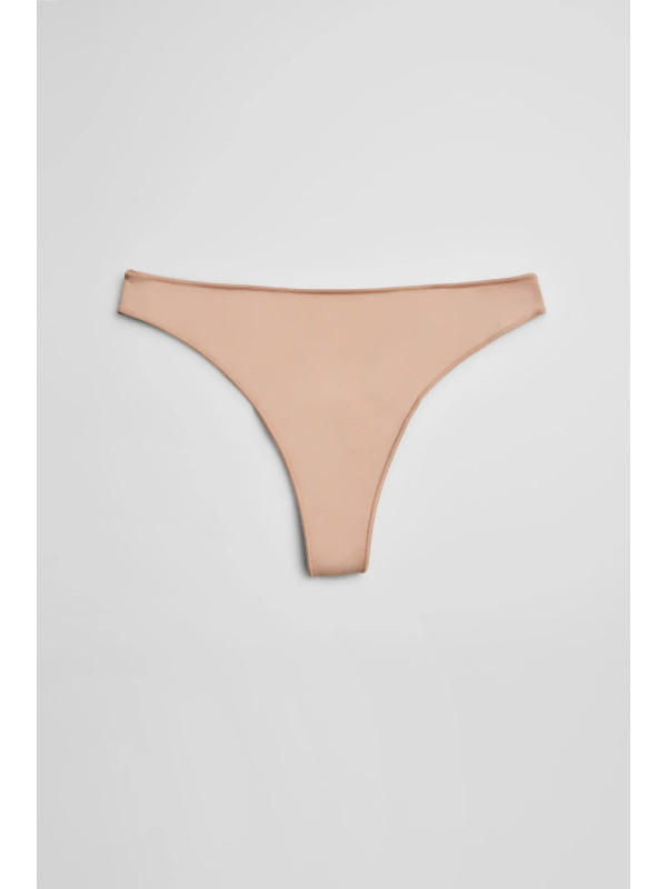 TANGA BÁSICO ALGODÓN - NUDE