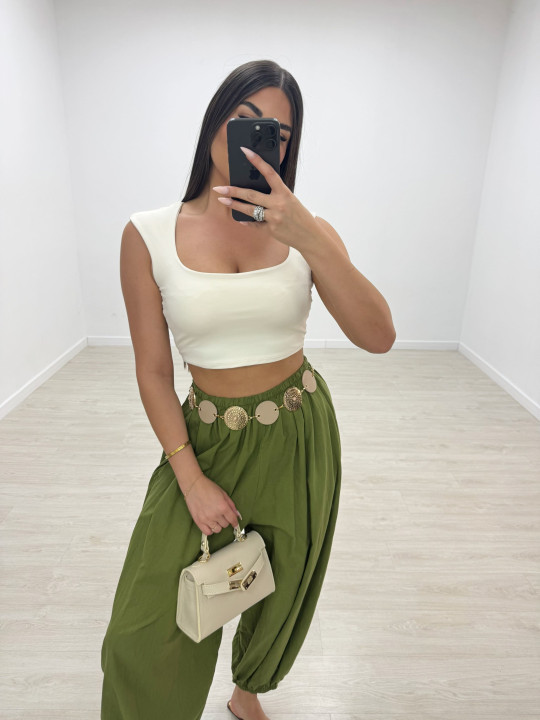 TOP LICRA BASIC - BEIGE