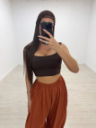 TOP LICRA BASIC - MARRÓN