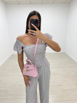 CONJUNTO VICHY - ROSA