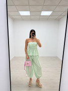CONJUNTO VICHY BLUSA - VERDE