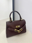 BOLSO MINI KELLY (PIEL 100%) - MARRÓN