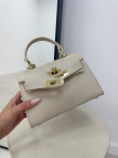 BOLSO MINI KELLY (PIEL 100%) - BEIGE