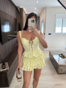 CONJUNTO LINA PREMIUM - AMARILLO