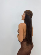 TOP CROCHET ESPALDA DESCUBIERTA - MARRÓN