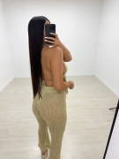 PANTALÓN CROCHET CALADO - DORADO