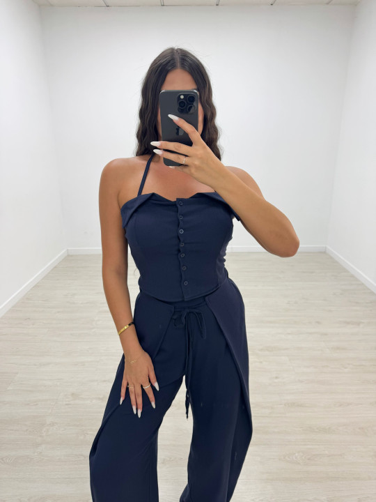 CONJUNTO MIREIA - AZUL MARINO