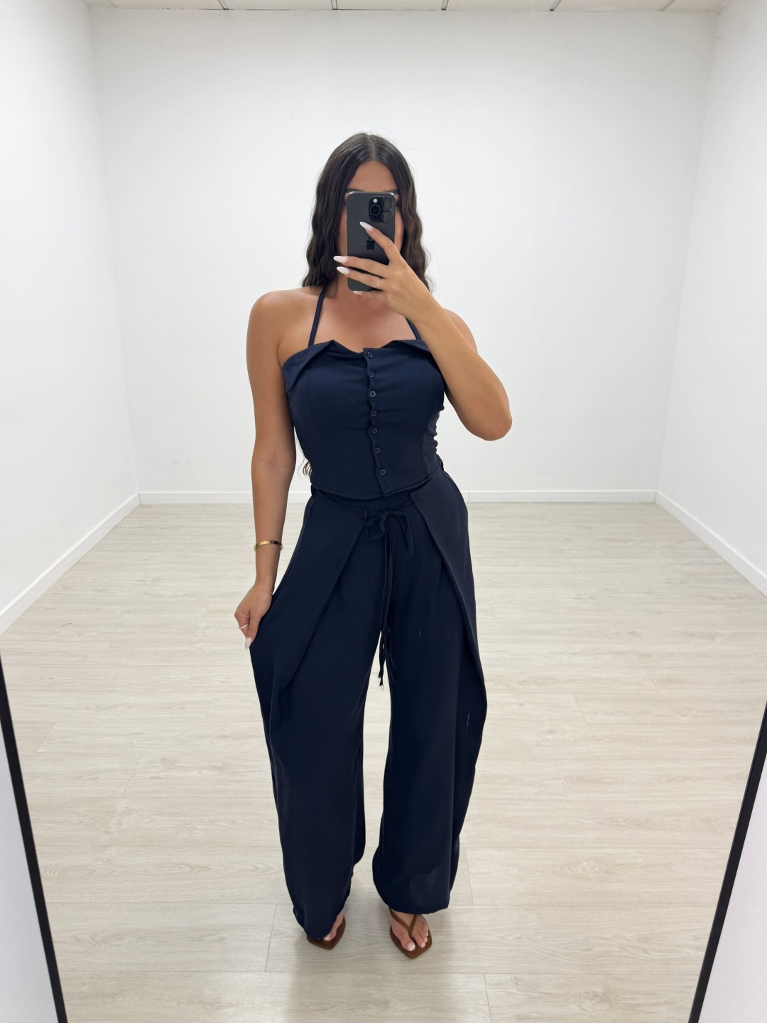 CONJUNTO MIREIA - AZUL MARINO