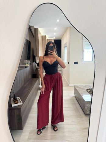 PANTALÓN BAMBULA - TINTO