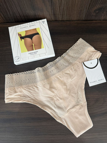 TANGA ADAPT CON ACABADOS INVISIBLES - NUDE