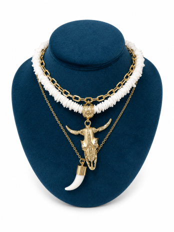 COLLAR TRIPLE CUERNO