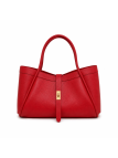 BOLSO PREMIUM PIEL 100% - ROJO