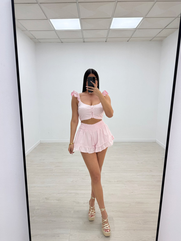 CONJUNTO MINI PLUMETÍ - ROSA