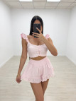 CONJUNTO MINI PLUMETÍ - ROSA