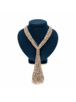 MAXI COLLAR PEDRERIA - MARRÓN