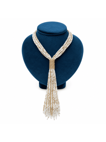 MAXI COLLAR PEDRERIA - BLANCO