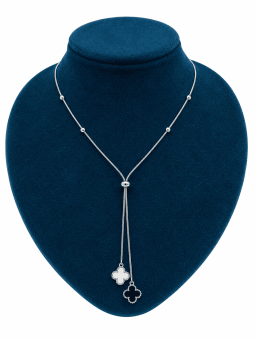 COLLAR VAN CLEEF LARGO - PLATA