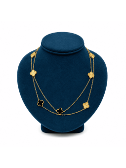 COLLAR VAN CLEEF MULTICOLOR - NEGRO