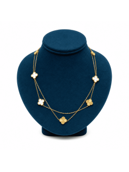 COLLAR VAN CLEEF MULTICOLOR - BLANCO