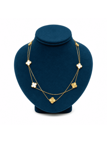 COLLAR VAN CLEEF MULTICOLOR - BLANCO